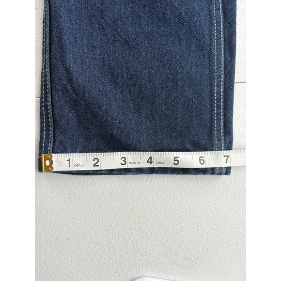 RVCA Womens Carpenter Jeans Size 27 Dark Wash Denim Utility Pants - Picture 10 of 11